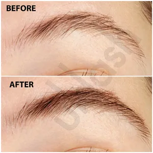 Eyebrow Transformation Before After PNG Image