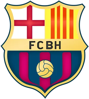 F C Barcelona Logo Design PNG Image