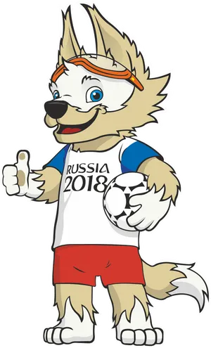 F I F A World Cup2018 Mascot Zabivaka PNG Image