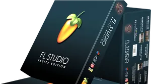 F L Studio Fruity Edition Box Art PNG Image