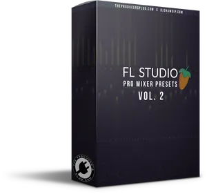 F L Studio Pro Mixer Presets Vol2 Box PNG Image