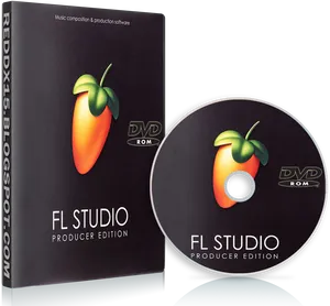 F L Studio Producer Edition Software Package PNG Image