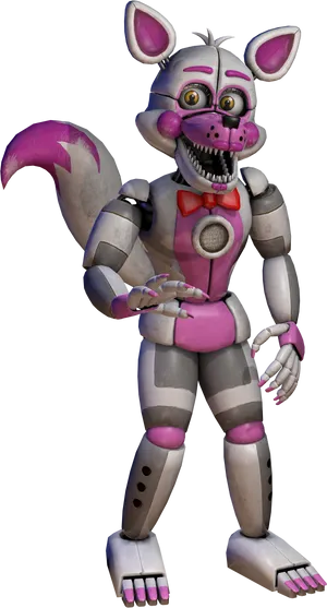 F N A F_ Animatronic_ Funtime_ Foxy PNG Image