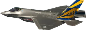 F35 Jet Fighter Navy Aircraft PNG Image