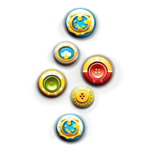 Fabric Buttons Style Png 06262024 PNG Image