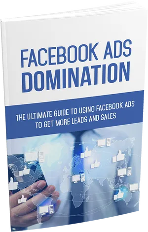 Facebook Ads Domination Guide Cover PNG Image