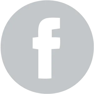 Facebook Icon Blackand White PNG Image