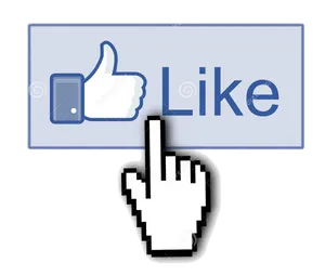 Facebook Like Button Cursor Click PNG Image