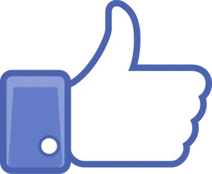 Facebook Like Button Icon PNG Image