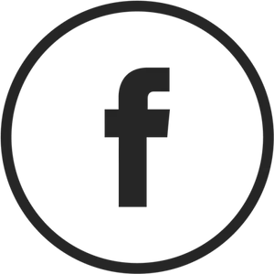 Facebook Logo Black Background PNG Image