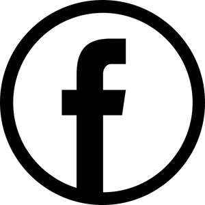 Facebook Logo Black Background PNG Image