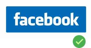 Facebook Logo Checkmark PNG Image