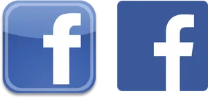 Facebook Logo Comparison PNG Image