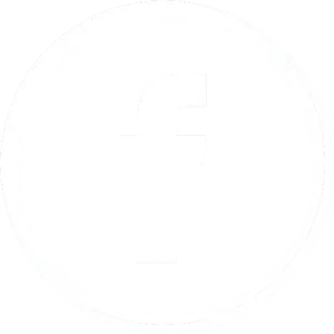 Facebook White Icon Circle PNG Image