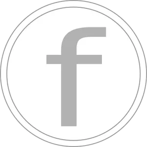 Facebook White Icon Circle PNG Image