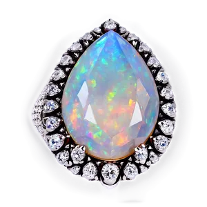 Faceted Opal Brilliance Png Nos PNG Image