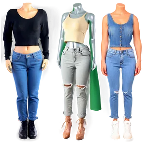 Faded Jean Look Png Dmj PNG Image