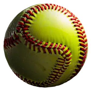 Faded Softball Emblem Png Efe28 PNG Image