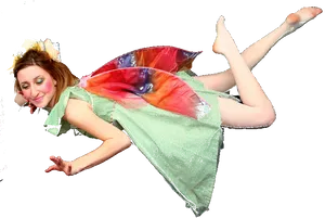 Fairy Costume Pose PNG Image