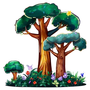 Fairy Tale Forest Clipart Png 6 PNG Image