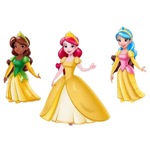 Fairy Tale Princess Cartoon Character Png Wvh81 PNG Image