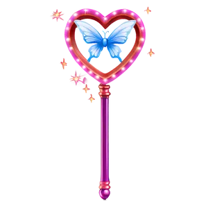 Fairy Wand With Heart Png Iym PNG Image