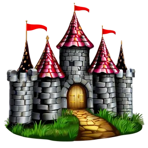 Fairytale Castle Night Png Ujc PNG Image