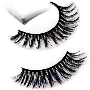 Fake Lashes With Rhinestones Png Tpu PNG Image