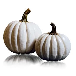 Fall Decor White Pumpkin Png Exd PNG Image