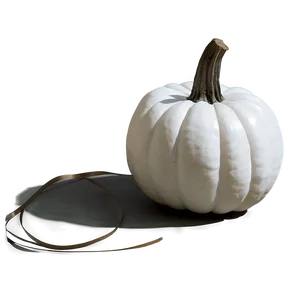 Fall Decor White Pumpkin Png Qil PNG Image