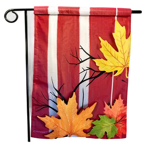 Fall Leaves Garden Flag Png 06292024 PNG Image