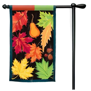 Fall Leaves Garden Flag Png 33 PNG Image