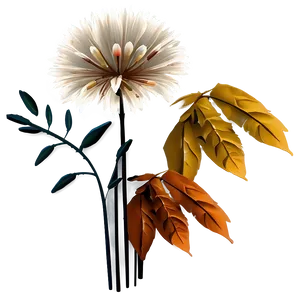 Fall Nature Flowers Png Leq35 PNG Image