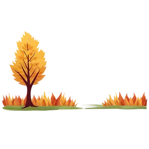 Fall Trees Landscape Png Gkg PNG Image