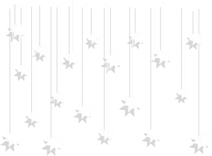 Falling Stars Black Background PNG Image