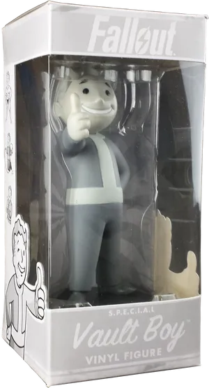 Fallout Vault Boy Vinyl Figure Packaging PNG Image