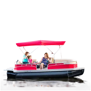 Family Fun On A Pontoon Boat Png Opu PNG Image