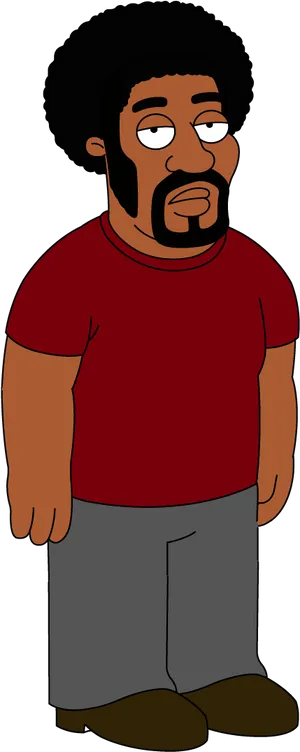 Family Guy Character Standing PNG Image