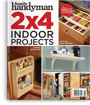 Family Handyman2x4 Indoor Projects Magazine Cover PNG Image