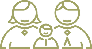 Family Line Drawing PNG Image