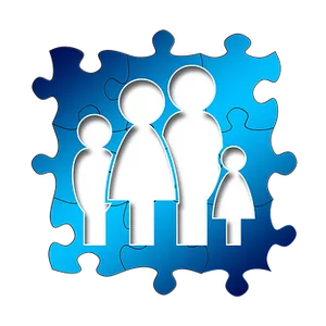 Family Puzzle Unity Concept PNG