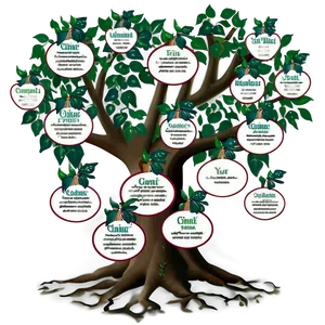 Family Tree Clipart Png 06262024 PNG Image