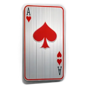 Fancy Ace Card Png 06252024 PNG Image