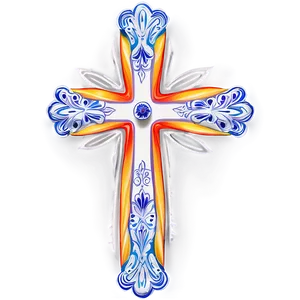 Fancy Cross Pattern Png 06292024 PNG Image