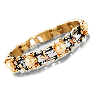 Fancy Gold Bracelet Accessory Png Gbj PNG Image