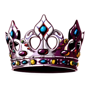 Fancy Queen Crown Drawing Png Lmw PNG Image