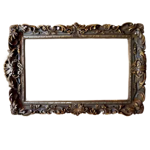 Fancy Rectangle Frame Png 40 PNG Image