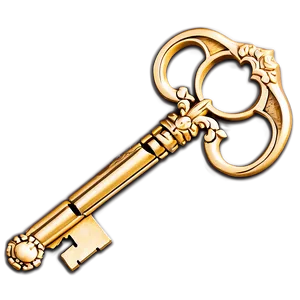 Fancy Skeleton Key Graphic Png Jpk PNG Image