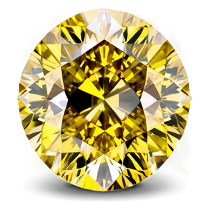 Fancy Yellow Diamond Jewel Png 06292024 PNG Image