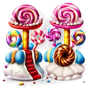 Fantasy Candyland Characters Png 06202024 PNG Image